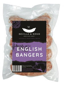 Fresh English Pork Bangers